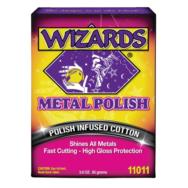 Вата для очищення металу та хрому Wizards Metal Polish - Зображення 2