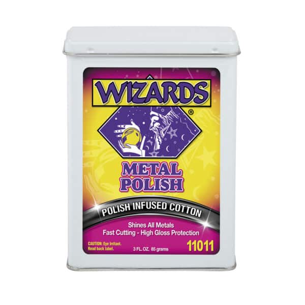 Вата для очищення металу та хрому Wizards Metal Polish