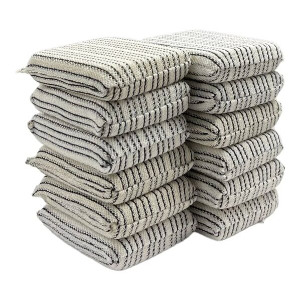 Аплікатор смугастий махровий для нанесення складів Buff and Shine Striped Terry Knit Cloth Applicator - Зображення 2