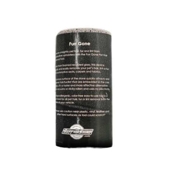 Вулканічний камінь для видалення шерсті Buff and Shine Furr-Gone Pet Hair Remover Stone - Зображення 2